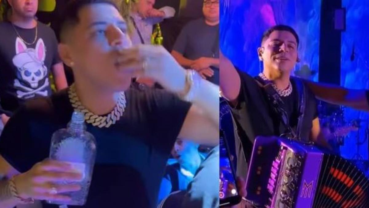 Eduin Caz se emborracha en la boda de Beto Sierra y canta ahogadísimo (VIDEO)