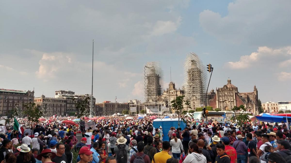 Marcha de AMLO. ¿Cuándo será la “celebración” en el Zócalo anunciada por Morena?