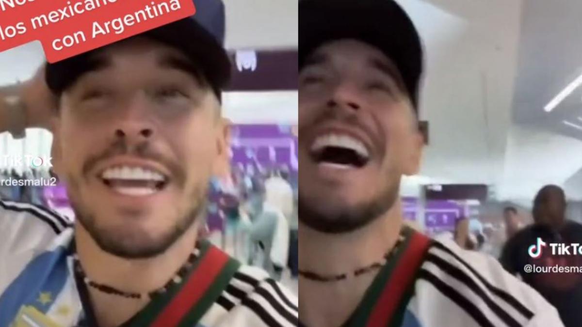 Aficionado de Argentina le dice "indios" a los mexicanos en Qatar 2022 (VIDEO)