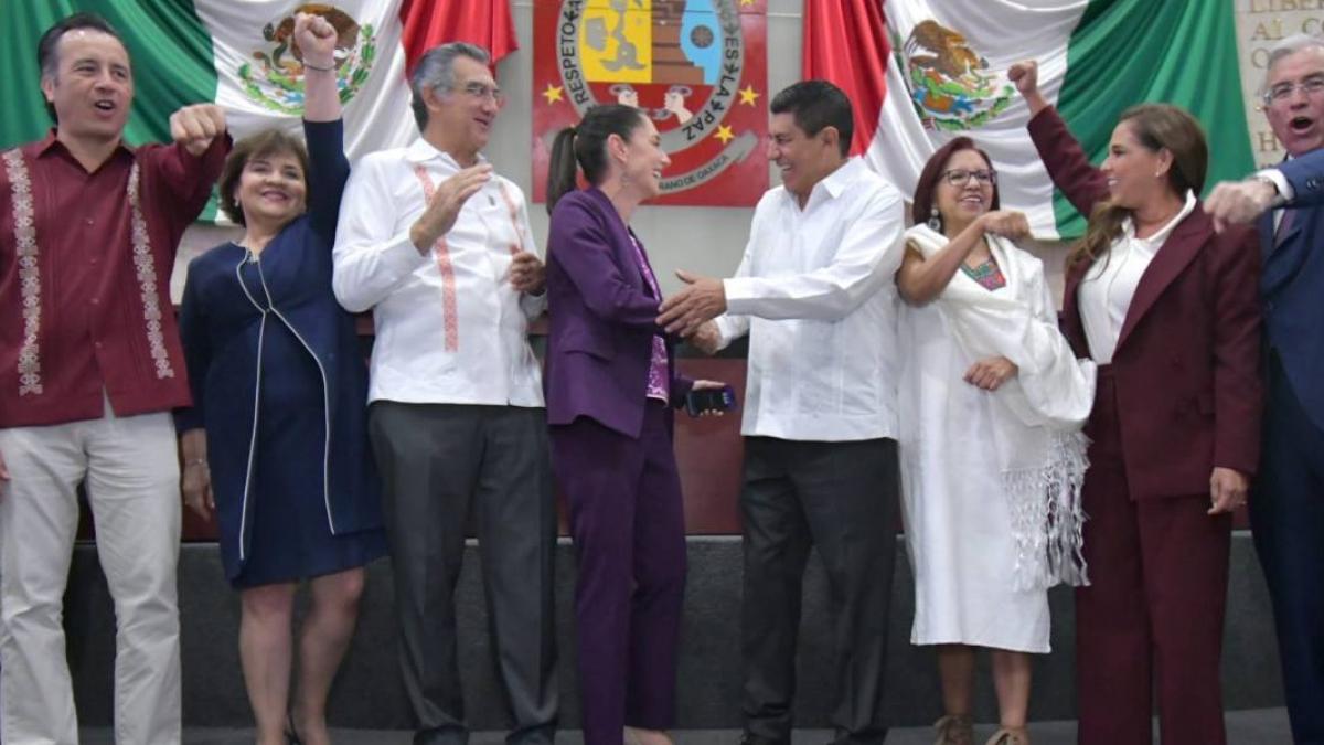 Claudia Sheinbaum Asiste A Toma De Posesión De Salomón Jara Como Gobernador De Oaxaca 3056