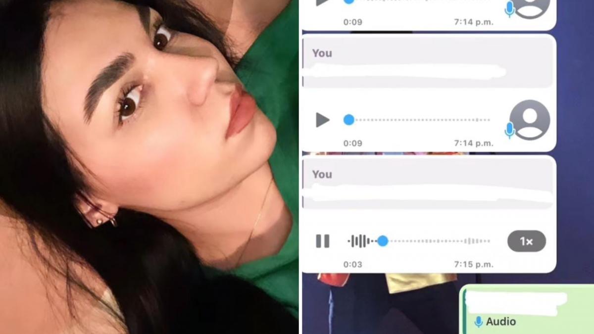 "Maldita, te odio": Joven exhibe agresivos "audios de despedida" de su exsuegra (VIDEO)