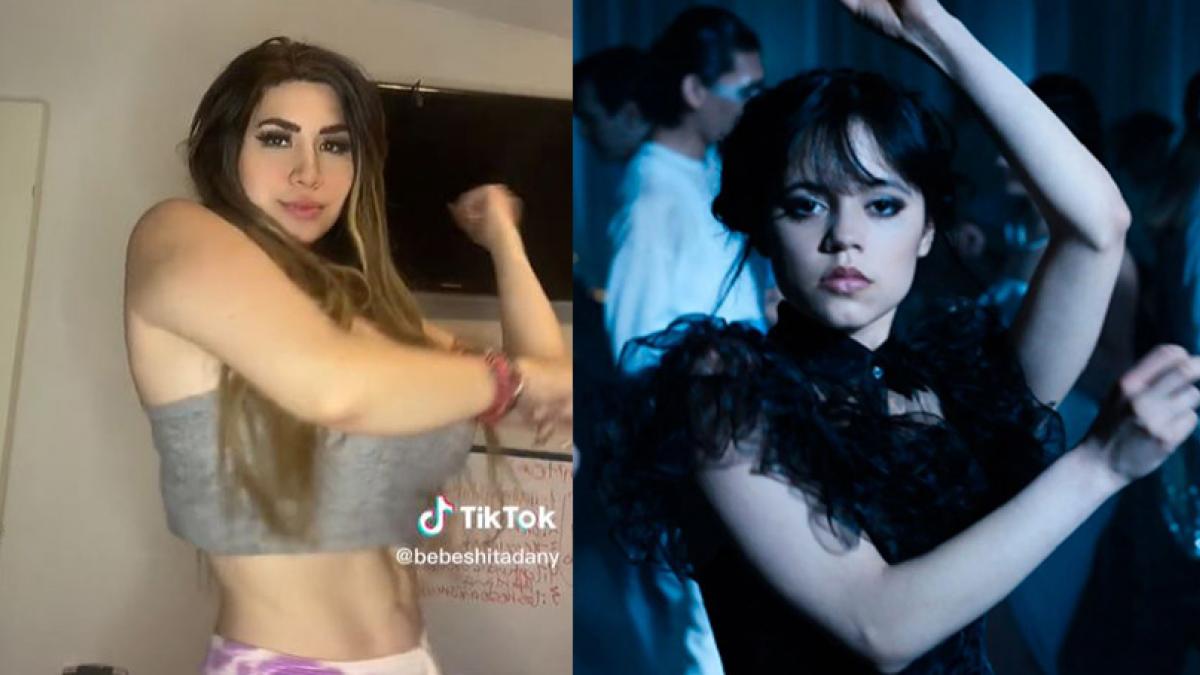 La Bebeshita hace el baile de Merlina y ¿no le salió? (VIDEO)