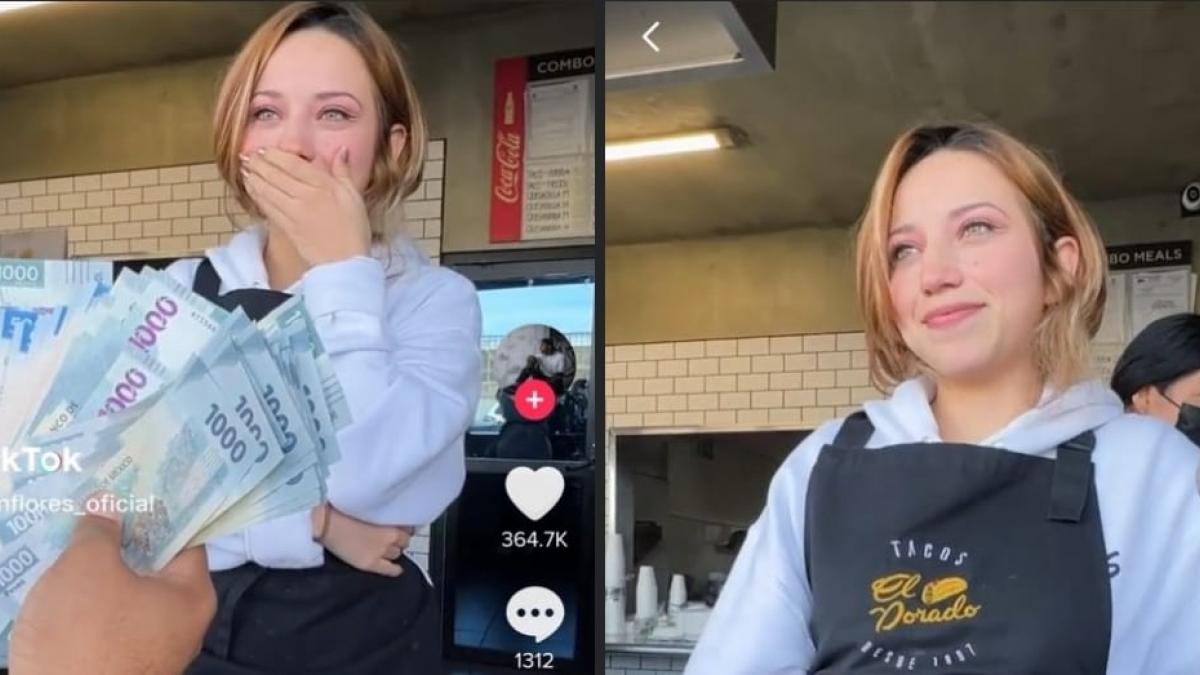 (VIDEO) Influencer ofrece dinero a una joven para que deje su trabajo; decisión se vuelve viral en redes sociales