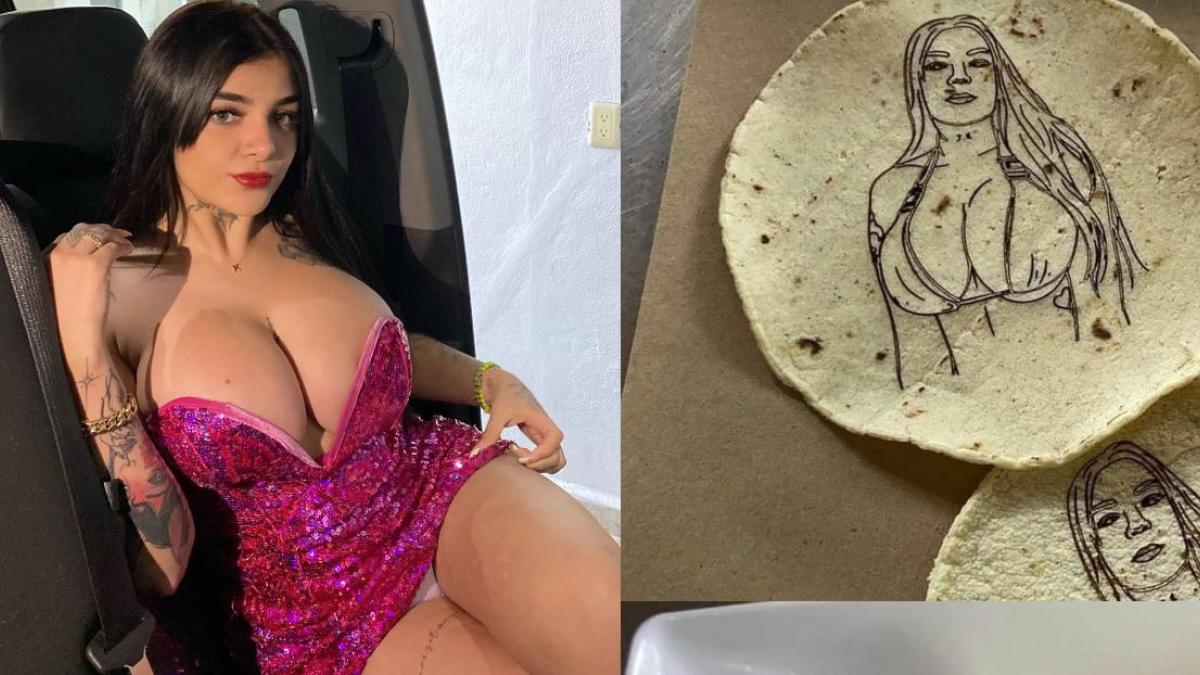 Venden tortillas con la imagen de Karely Ruiz para "comérsela" en un taco (FOTOS)