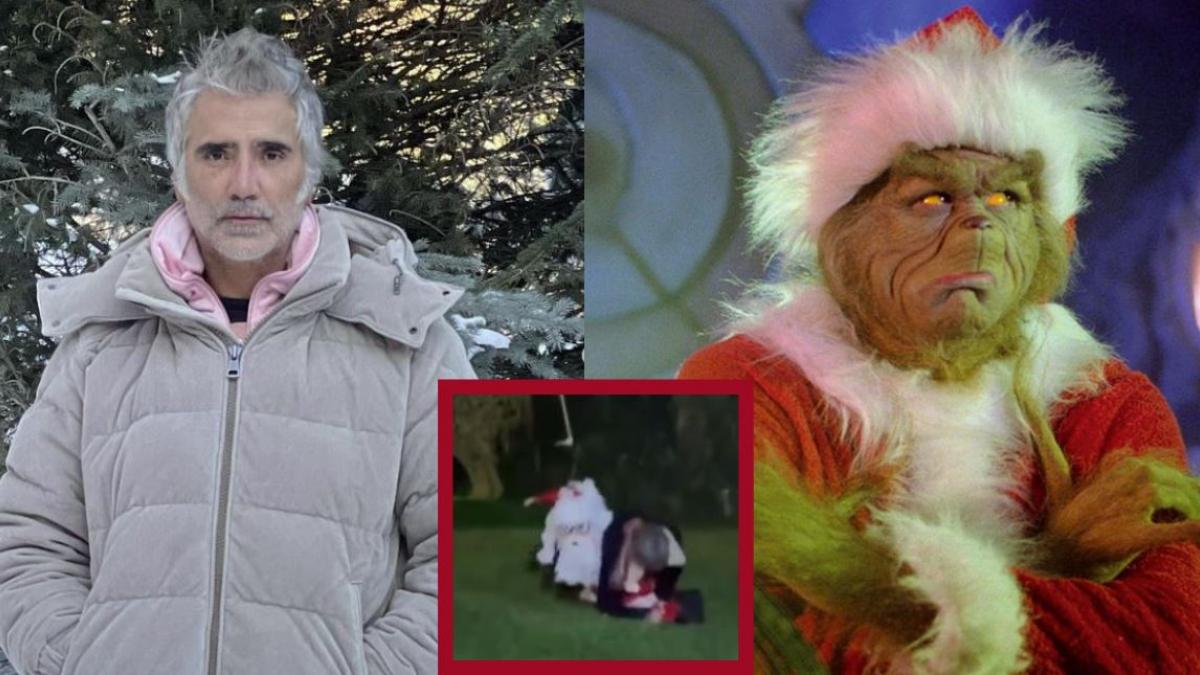 Alejandro Fernández se convierte en el Grinch y descarga su coraje en una piñata (VIDEO)