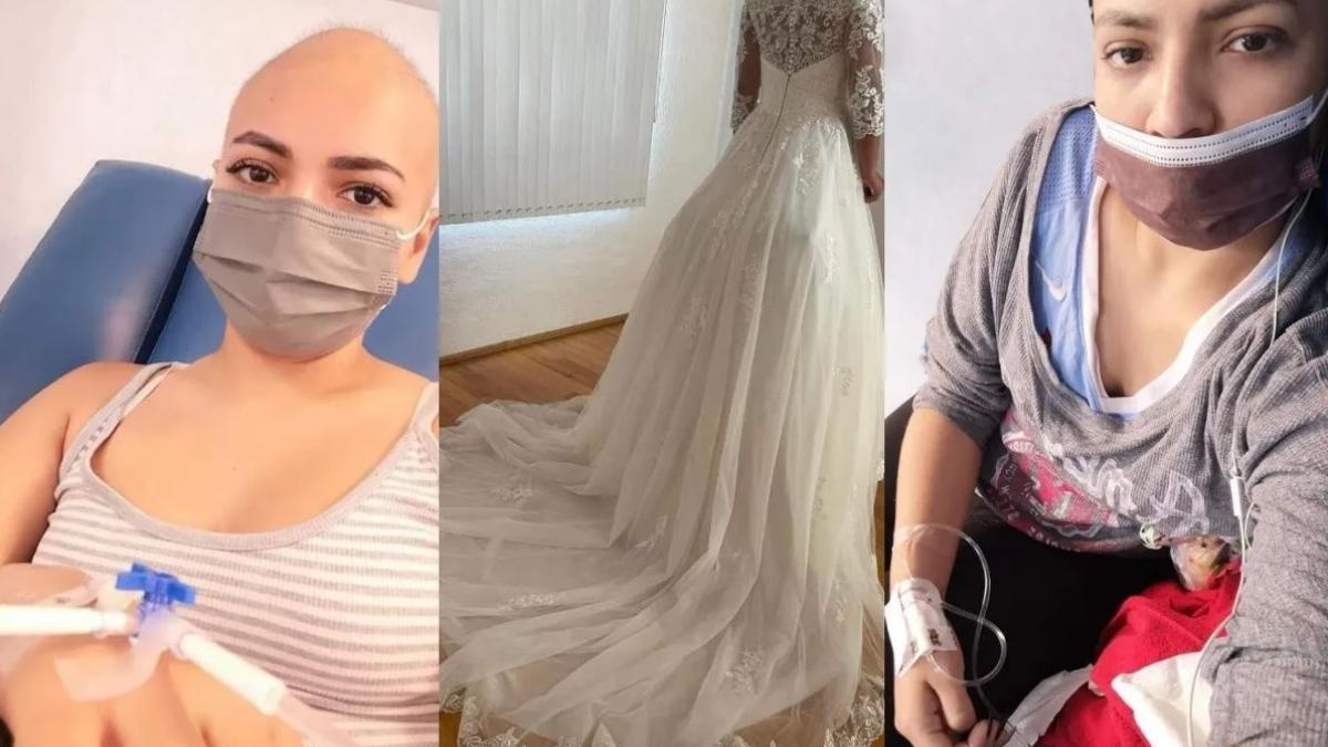 Joven rifa su vestido de novia para pagar tratamiento contra el cáncer: "Me tocó vivir esto sola"