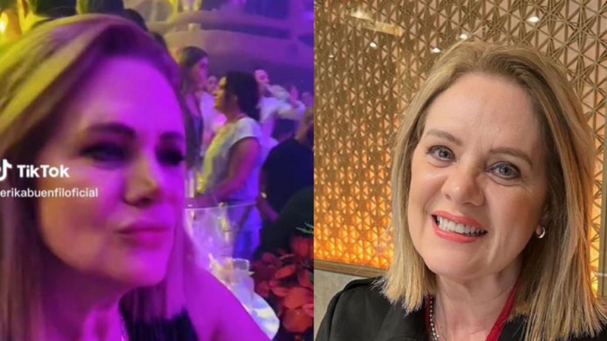 Erika Buenfil presume que se fue de antro al Baby'O con su hijo (VIDEO)