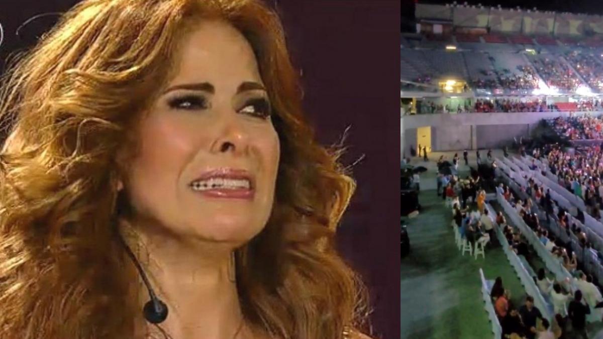 Exhiben que Gloria Trevi dió su último concierto del año casi vacío: "No vendió" (VIDEO)