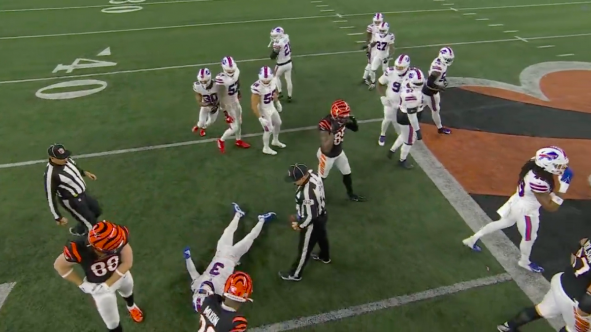 VIDEO: Partido entre Bills y Bengals fue suspendido por desmayo de un  jugador