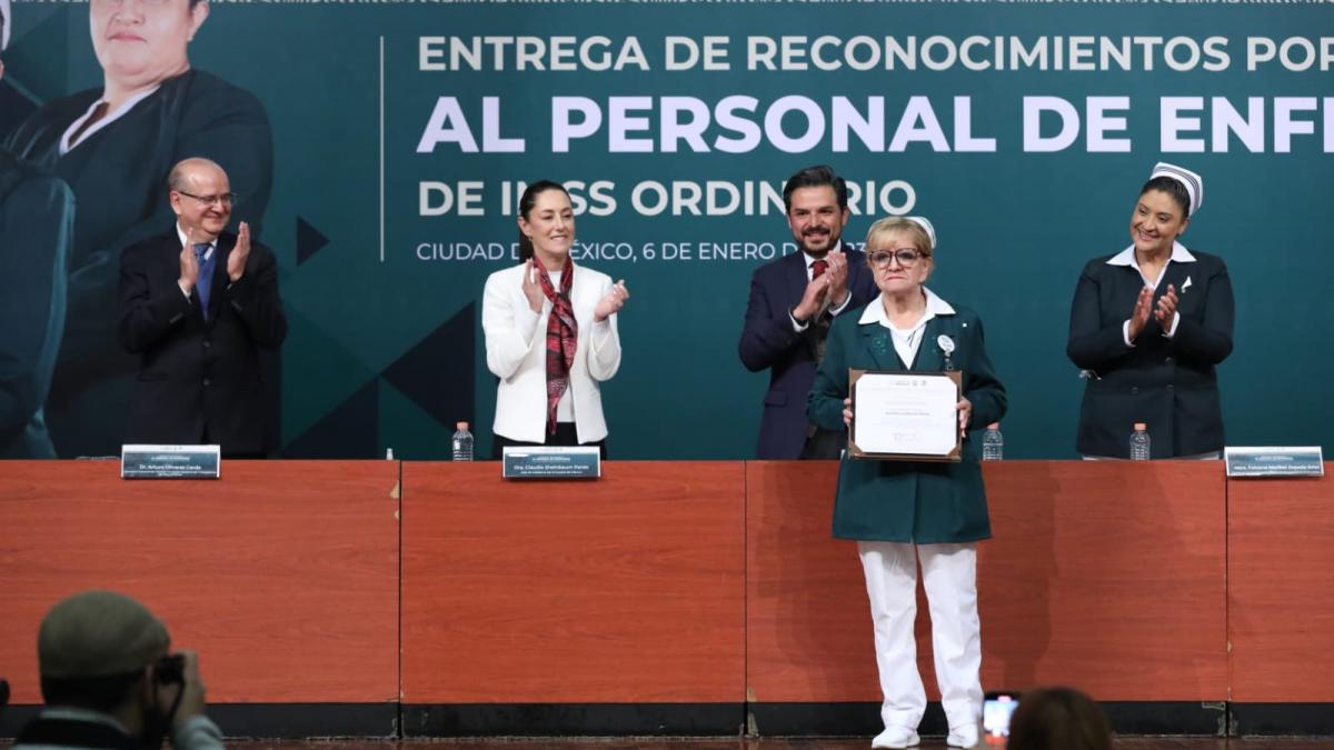 IMSS reconoce a más de 140 mil enfermeros