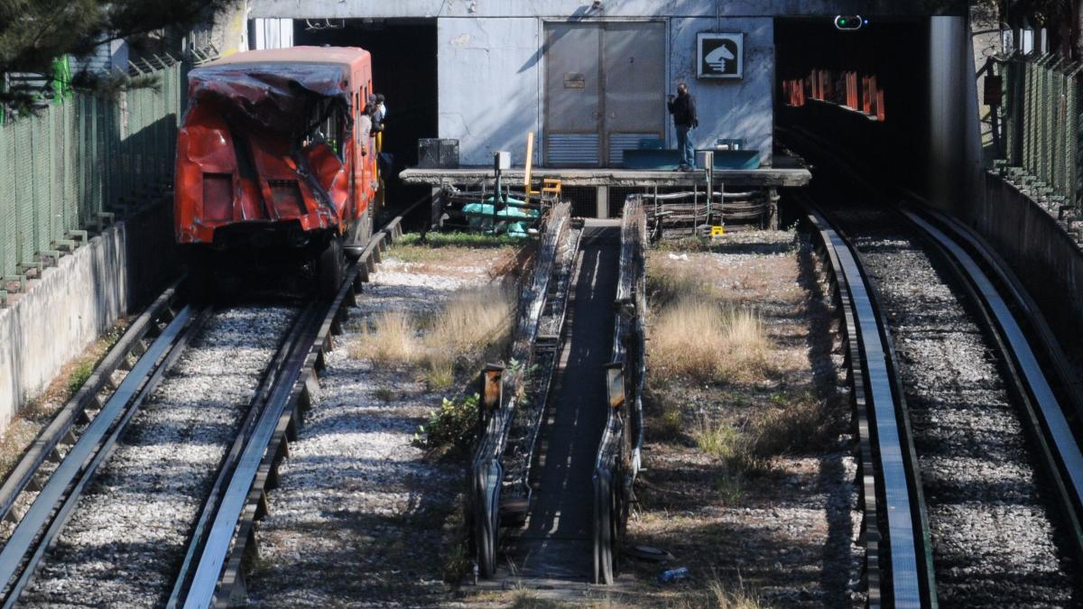 Metro exige reparación de 260 millones de pesos a conductor del tren accidentado en Línea 3