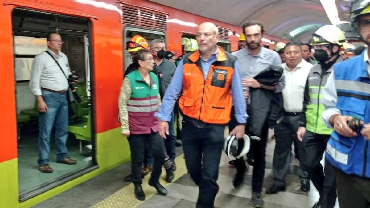 Incidente en L7 del Metro fue provocado por sobrecalentamiento de un cable, revela Guillermo Calderón