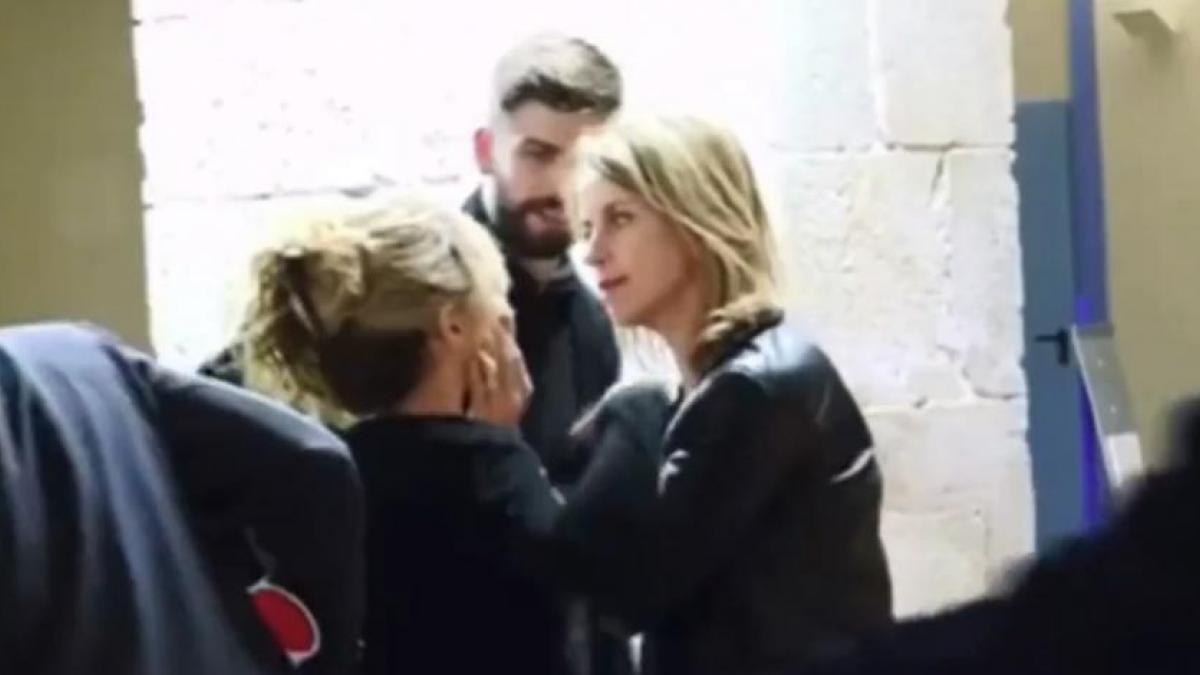 Revelan el VIDEO completo de la mamá de Piqué maltratando a Shakira