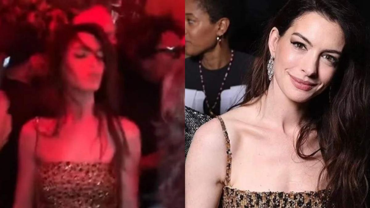 (VIDEO) Anne Hathaway rompre las redes con baile inigualable en after en París