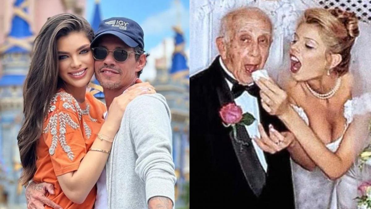 Fans se burlan con MEMES de la boda de Marc Anthony y Nadia Ferreira por la enorme diferencia de edades