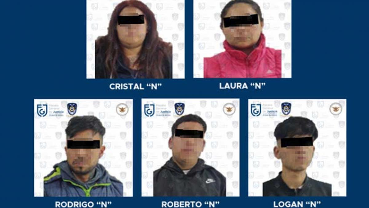 Detienen a 5 integrantes de célula delictiva que operaba en la alcaldía Álvaro Obregón