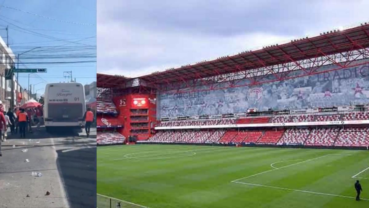 VIDEO: ¡Tremendo! Así fue la batalla campal entre aficiones de Toluca y León en la Liga MX