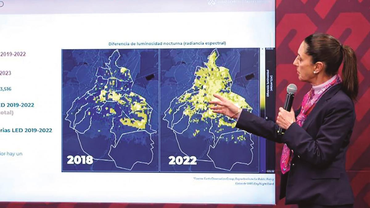 CDMX, con más luz que hace cuatro años