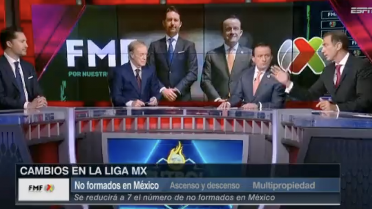 VIDEO: Comentaristas de ESPN confrontan a Yon de Luisa, presidente de la FMF, en pleno programa