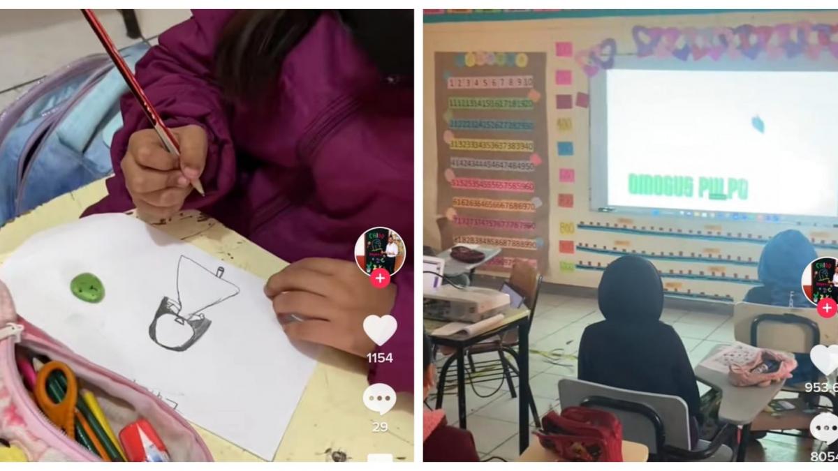 (VIDEO) Estudiantes se emocionan al ver que sus dibujos cobran vida