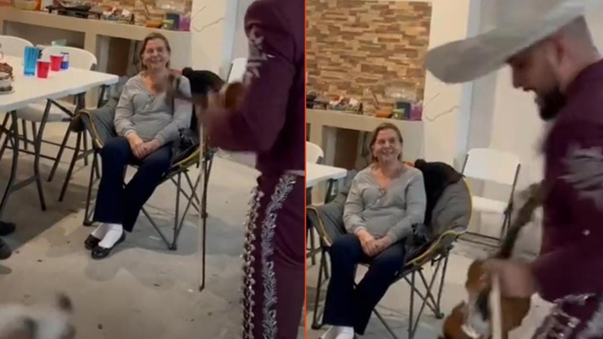 ¿No le gusta la canción? Perrito se "enoja" y asusta a mariachi mientras canta (VIDEO)