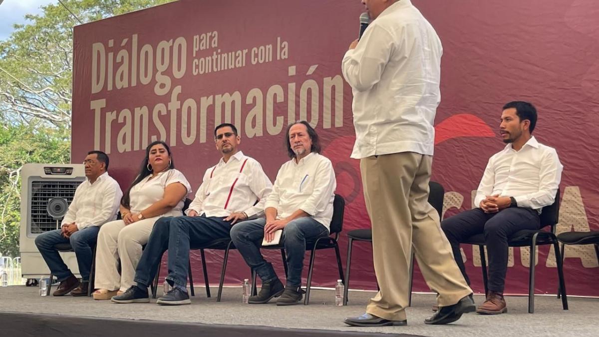 Simpatizantes en Chiapas y Guerrero expresan apoyo a Claudia Sheinbaum