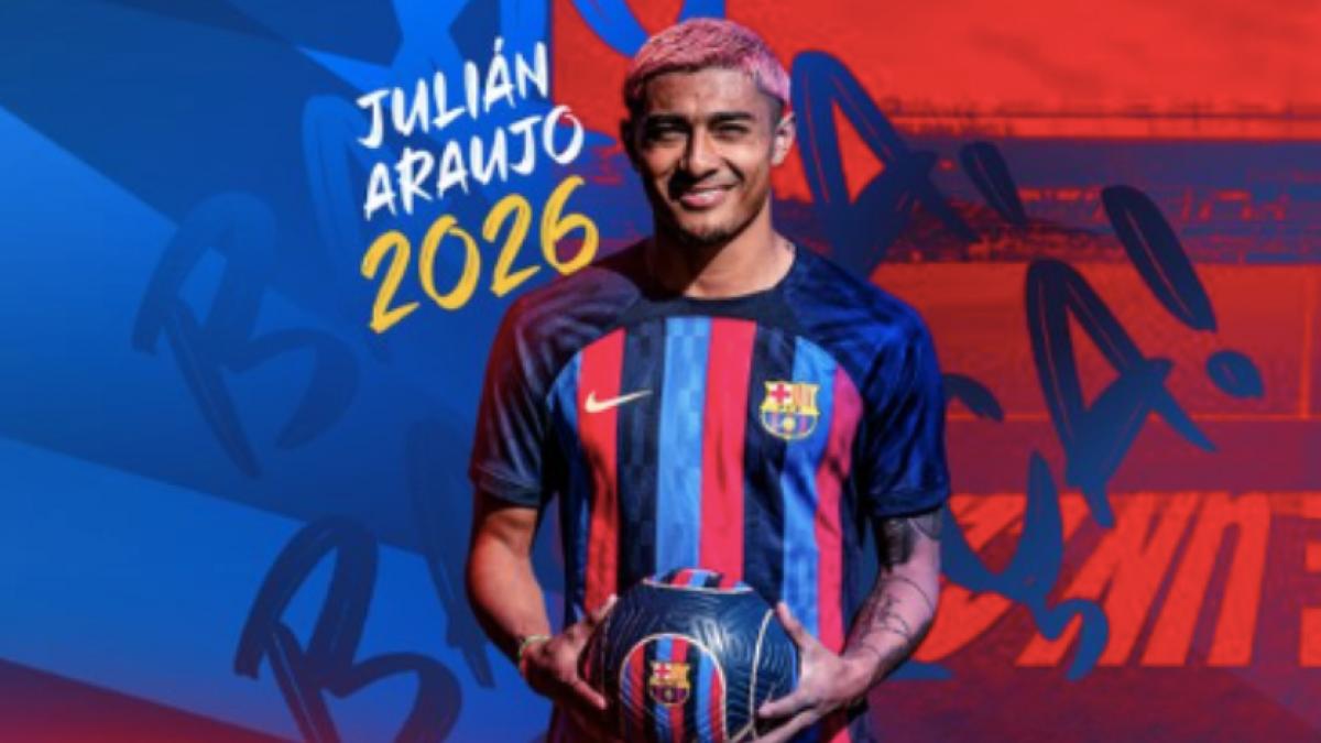 FC Barcelona: El mexicano Julián Araujo es presentado como nuevo jugador culé