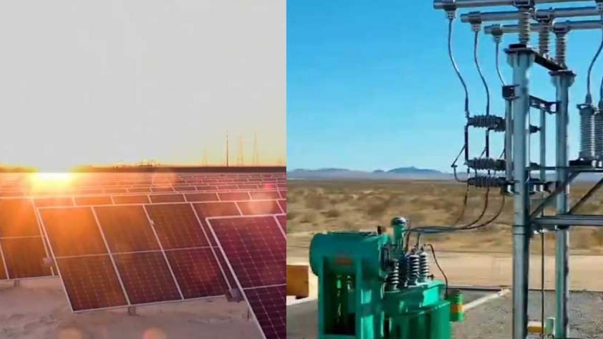 AMLO inaugura primera fase de la planta fotovoltaica de Puerto Peñasco, Sonora