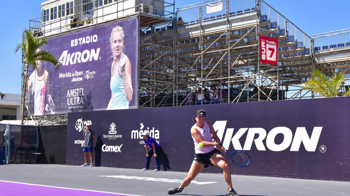 WTA 250 Mérida Open AKRON: Xinyu Wang remonta y consigue su pase a la segunda ronda