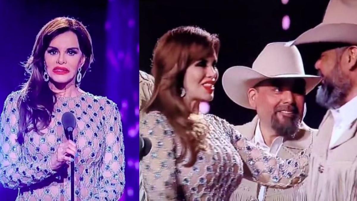 Lucía Méndez se equivoca al entregar Premios lo Nuestro a Intocable y la critican (VIDEO)