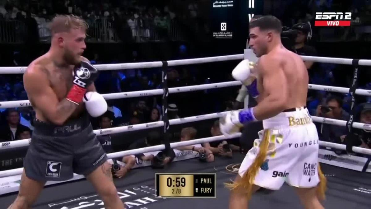 VIDEO | Jake Paul vs Tommy Fury: Resumen y ganador de la pelea de box