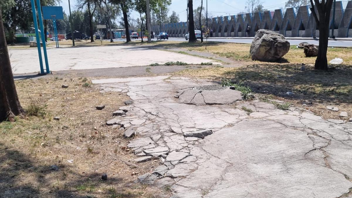 En el abandono, zona cercana a planta de reciclaje de Aragón