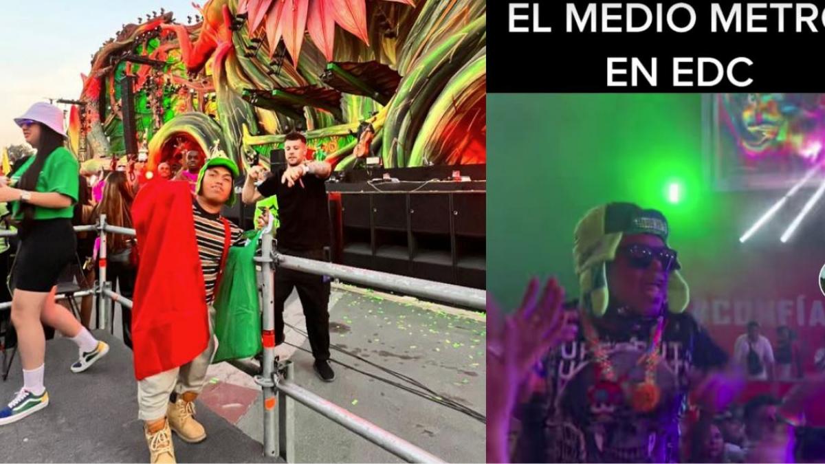 Los dos Medio Metro van al EDC 2023 y arman tremenda fiesta: "Ese sí es ambiente" (VIDEO)