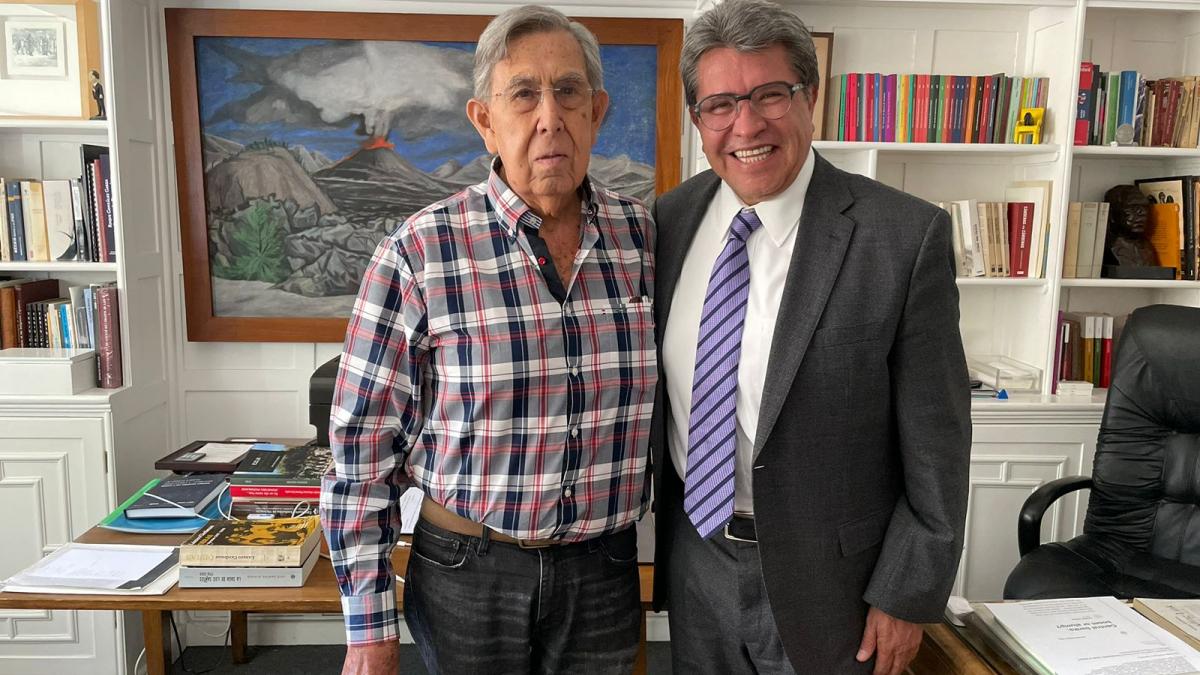 Ricardo Monreal y Cuauhtémoc Cárdenas se reúnen; “la República nos necesita”, afirma senador