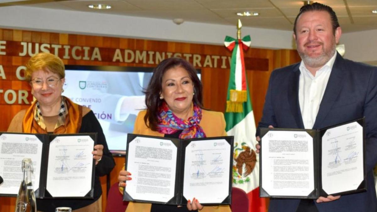 Magdalena Contreras y Tribunal de Justicia Administrativa de CDMX firman convenio de colaboración