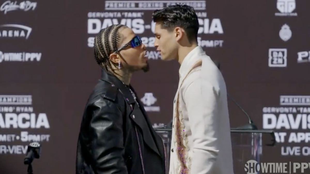 VIDEO: ¡Sin piedad! Ryan García y Gervonta Davis se dicen DE TODO en su segundo cara a cara