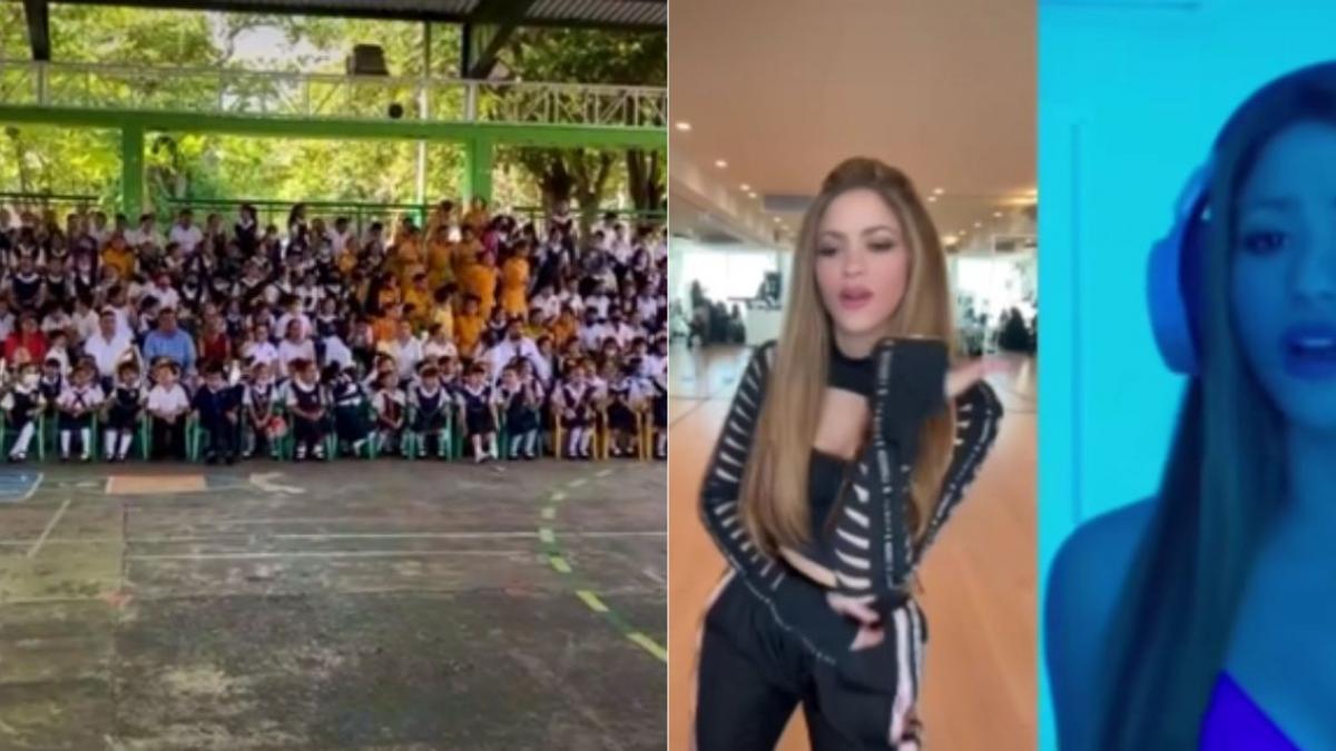 ¿El nuevo himno? Estudiantes cantan "Session #53" de Shakira y Bizarrap en ceremonia escolar