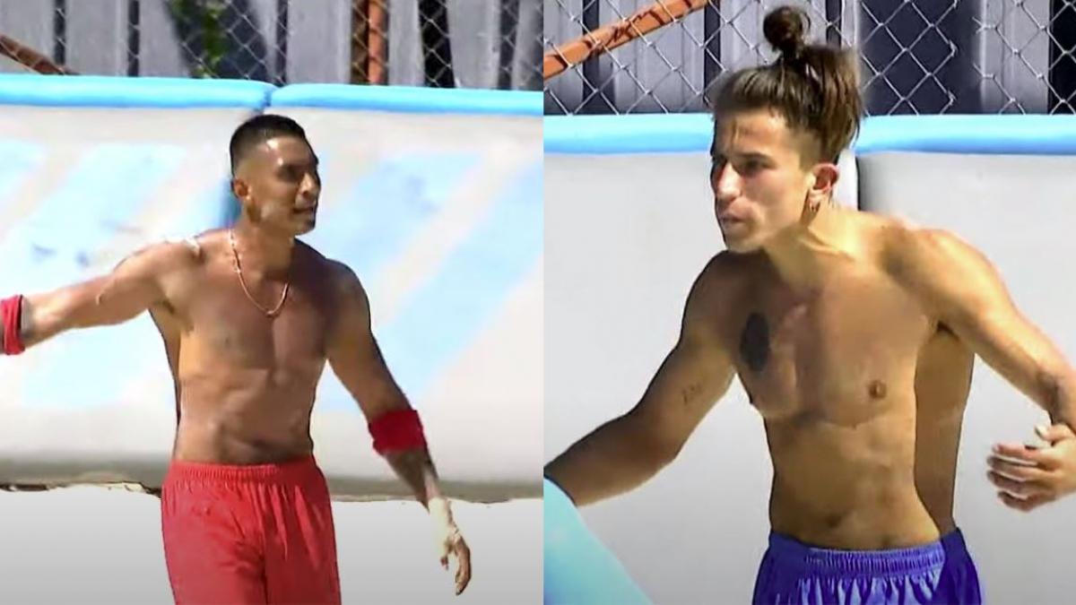 Exatlón All Star 2023: Así es la intensa pelea de Heliud y Andrés en el Exaball (VIDEO)