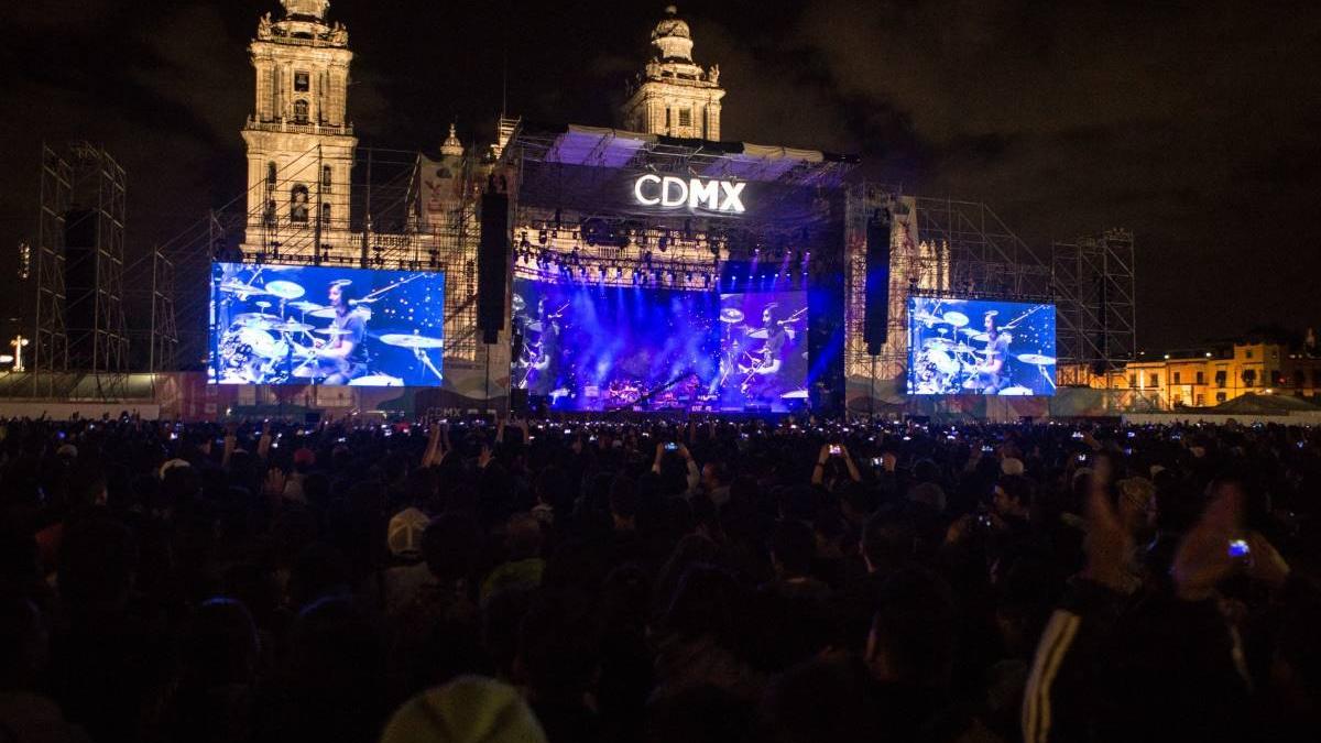 Cuidarán más de mil 200 policías concierto de Interpol en el Zócalo CDMX