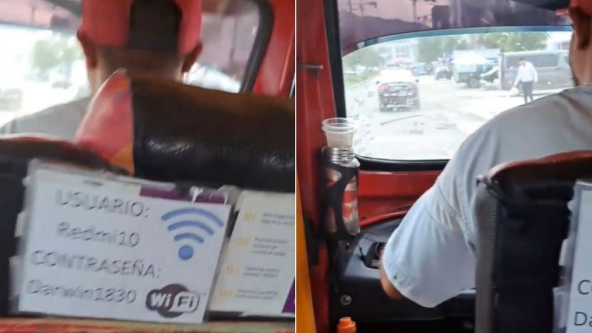 "Están en otro nivel": Mototaxi ofrece WiFi gratis y se vuelve viral (VIDEO)