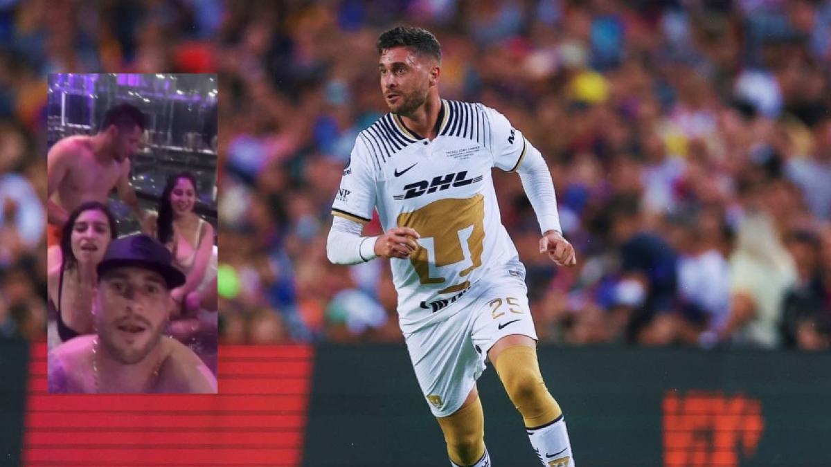 PUMAS: ¿Arturo Ortiz lesionado o suspendido? Ventilan VIDEO de 'El Palermo' en una poolparty con varias mujeres