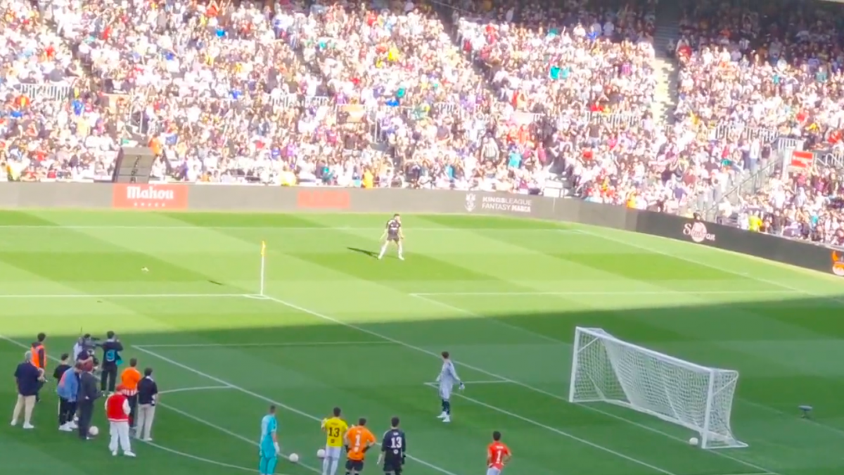 VIDEO: Kings League atiborra el Camp Nou y más de 90 mil personas gritan: "SIUUUU" como Cristiano Ronaldo