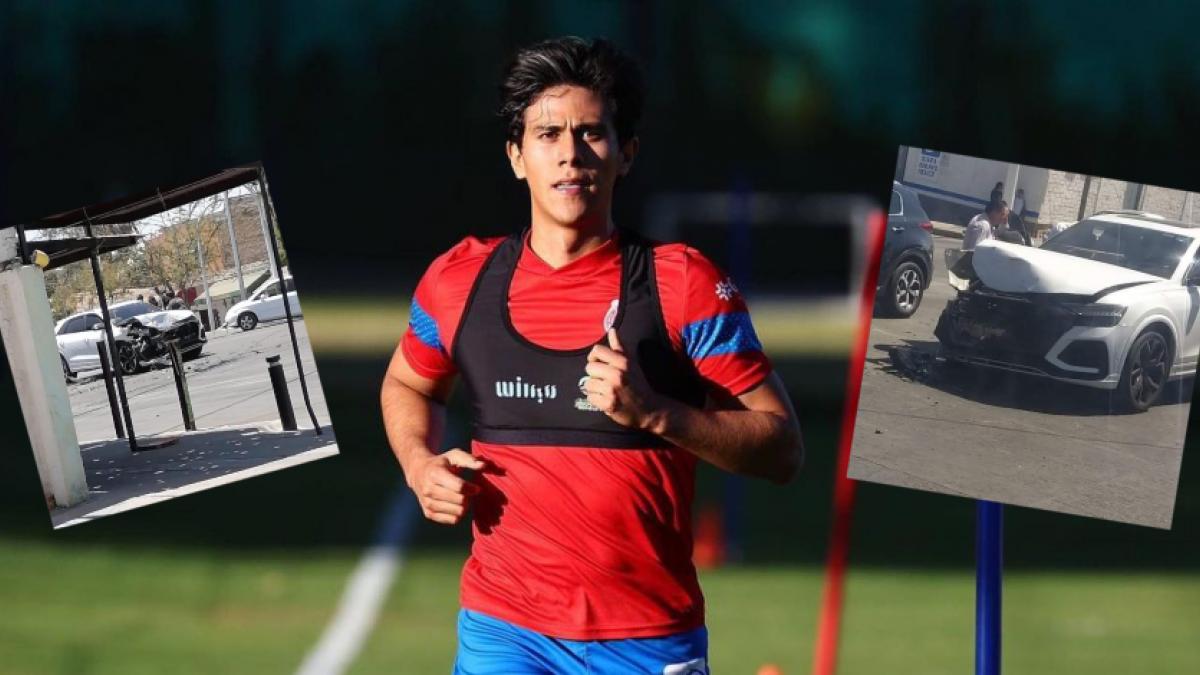 Chivas: JJ Macías sufre terrible accidente automovilístico; momentos tensos con el carro destrozado