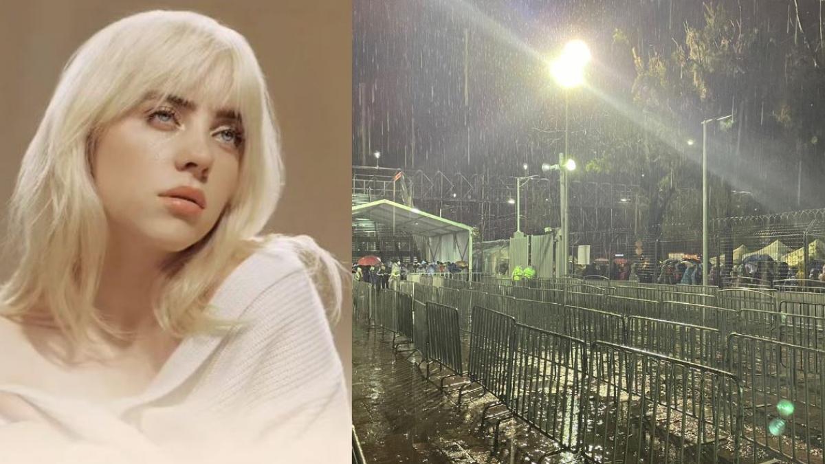 Intensa lluvia retrasa concierto de Billie Eilish en el Foro Sol; fans temen cancelación