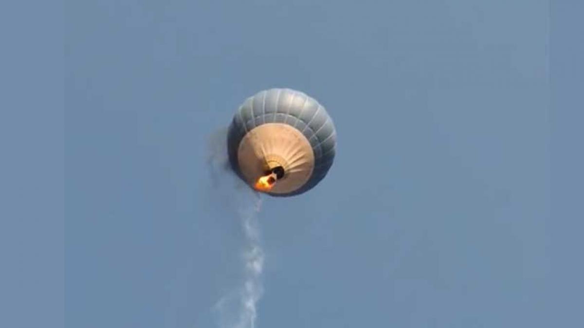 Incendio de globo aerostático en Teotihuacán. Identifican a las víctimas