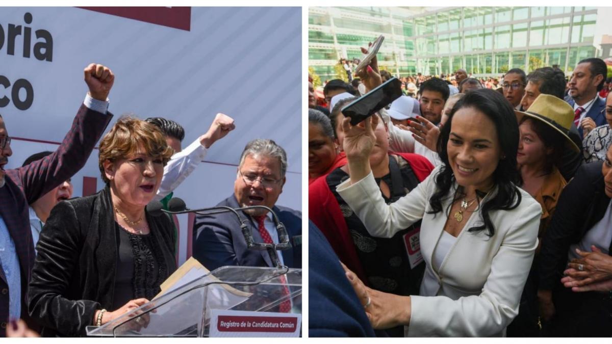 Del Moral y Delfina arrancan procesos electorales para el Estado de México