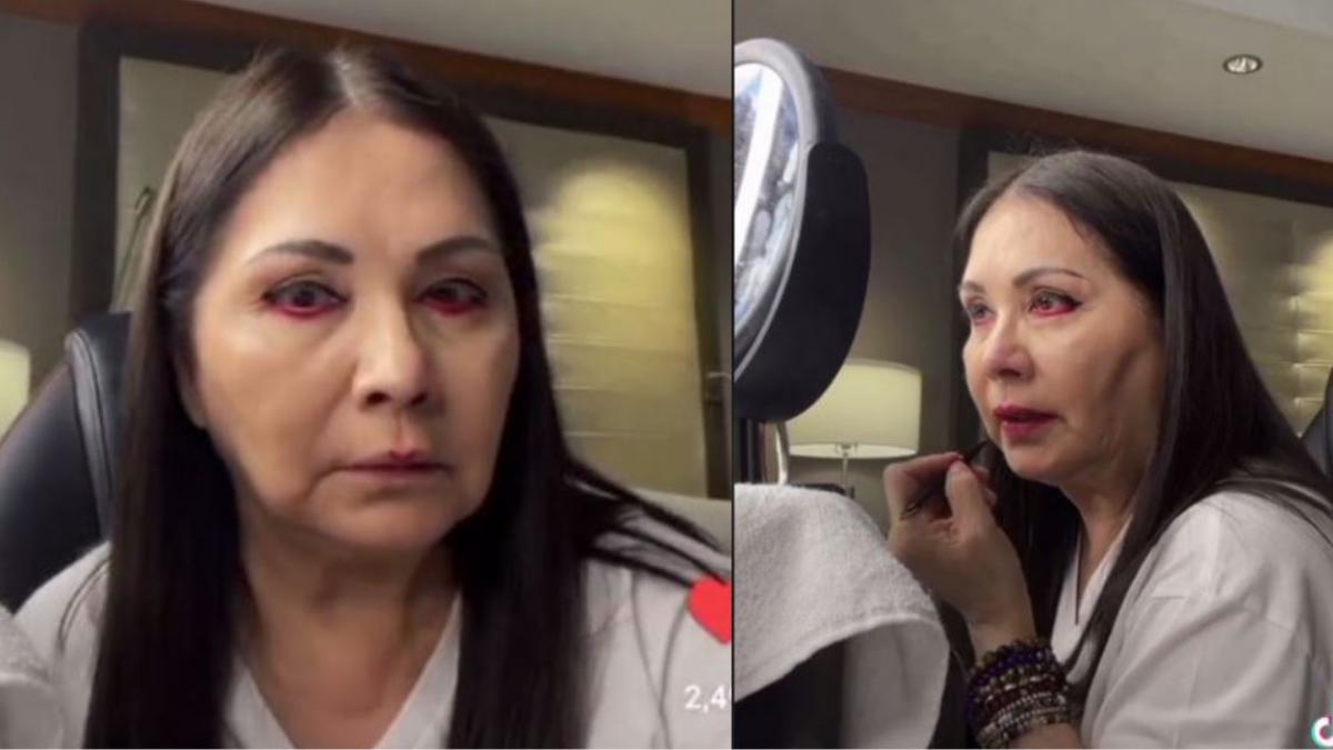 VIDEO. Ana Gabriel se le olvida que está en vivo y le da regañiza a su vestuarista