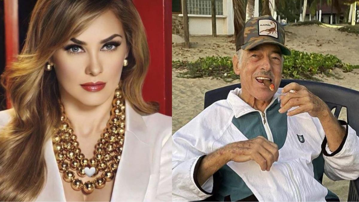 VIDEO. Aracely Arámbula llega de última hora a funeral de Andrés García