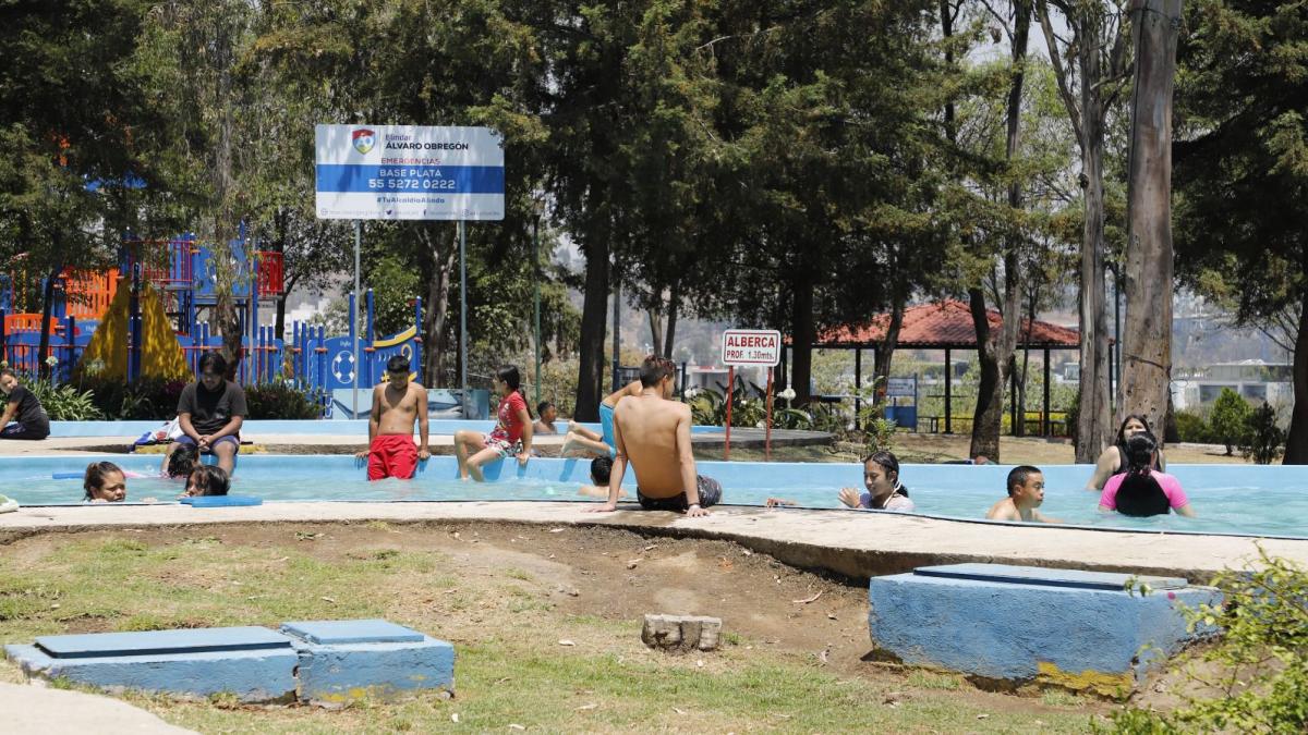 Se registra gran afluencia de visitantes a los parques acuáticos de Álvaro Obregón