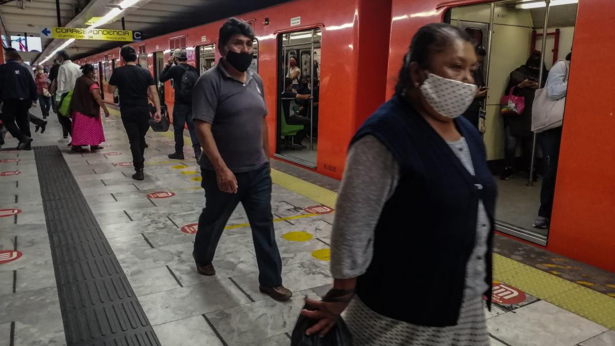 Metro reporta avance lento de trenes en las líneas 2, 3, 5, 8 y B por lluvias